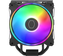 Cooler Master Hyper 212 Halo CPU gaisa dzesētājs - Jet Black Aluminium apdare, 4 nepārtrauktas tieša kontakta siltumcaurules ar spārniem, MF120 Halo2 ventilators, LGA1700 un AM5 dzesētājs, ARGB noteikšana