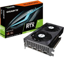 Gigabyte NVIDIA GeForce RTX 3050 Eagle OC grafiskā karte - 8GB GDDR6, 128 bitu, PCI-E 4.0, 1792 MHz Core Clock, 1x DP 1.4, 1 x HDMI 2.1, NVIDIA Ampere - GV-N3050EAGLE OC-8GD