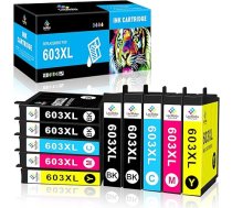 LeciRoba 603xl printeru kasetnes Epson 603 un Epson 603xl multipakete Epson XP 2100 XP 2150 XP 3100 XP 3150 XP 4100 XP 4150 Workforce WF 2810 WF2820 WF 2840 WF 2840 WF