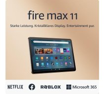 Iepazīstinām ar planšetdatoru Amazon Fire Max 11, mūsu līdz šim jaudīgāko planšetdatoru, spilgts 11" displejs, astoņkodolu procesors, 4 GB RAM, 14 stundu akumulatora darbības laiks, 128 GB, pelēks, ar reklāmām