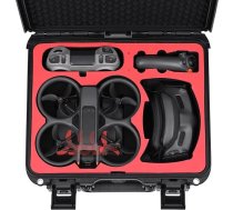 BRDRC Avatar 2 Bag Accessories, Case Waterproof Carry Case Hard Shell Case for DJI Avata 2 Drone Fly More Combo Piemērots DJI Goggles 3, RC Motion 3, DJI FPV Remote Controller 3 Accessories, melns,