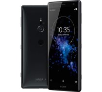 Sony Xperia XZ2 viedtālrunis, 14,5 cm (5,7 collu) IPS Full HD+ displejs, 64 GB iekšējās atmiņas un 4 GB RAM, viena SIM karte, IP68, Android 8.0, šķidri melns