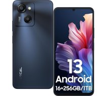 OSCAL Modern 8 viedtālrunis bez līguma, 16 GB RAM + 256 GB ROM/TF 1TB, 6,75 collu HD+ IPS 90Hz 6000 mAh 50 MP + 5 MP kamera Octa-Core Android mobilais tālrunis, sejas + pirkstu nospiedumi, 4G Dual SIM karte