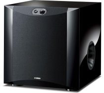 Yamaha NS-SW300 priekšējais zemfrekvences skaļrunis ar patentētu Twisted Flare Port bassreflexrohr klavierlack schwarz