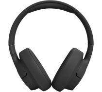 JBL Tune 770NC bezvadu austiņas ar adaptīvu trokšņu slāpēšanu un salokāmu dizainu - līdz 70 stundu akumulatora darbības laiks ar ātrās uzlādes funkciju - melnas krāsas
