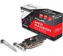 Grafiskā karte radeon rx 6400 pulse gaming 4gb gddr6 64bit dp/hdmi