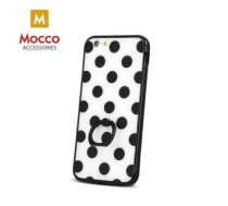 Mocco Ring Dots Silikona Apvalks Priekš Huawei P9 Lite Melns - Balts