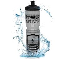 powermenschofficial Organiskais cukurniedru brauciens ar stilu! XXL - 950 ml - Powerman īpaši liela riteņbraukšanas pudele - bez BPA - augstākās kvalitātes velosipēda ūdens pudele - sporta dzeramā pudele 1 litrs šosejas velosipēds