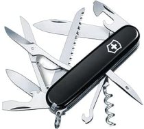 Victorinox Huntsman kabatas nazis (15 funkcijas, šķēres, koka zāģis, korķviļķis) melns