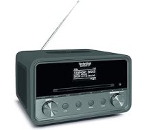 TechniSat DIGITRADIO 580 — stereo DAB+ interneta radio (CD atskaņotājs, WiFi, LAN, FM, Bluetooth, USB, modinātājs, 2 x 10 vatu skaļruņi) ANEB07VQGFYGNT