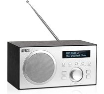 DAB+/FM radio ar Bluetooth augusts MB420 digitālais virtuves radio koka korpuss RDS funkcija 60 priekšiestatījumi HiFi Bluetooth skaļrunis 5W radio modinātājpulkstenis Miega taimeris Modinātājs atlikt USB / Aux-In / Aux-Out,