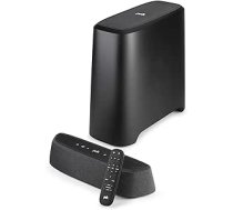 Polk Audio MagniFi Mini AX Ultra Compact TV skaņas josla ar bezvadu zemfrekvences skaļruni, Dolby Atmos un DTS:X, HDMI eARC, Bluetooth, AirPlay 2, Google Chromecast, melns ANEB09VTBGH14T
