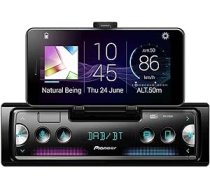Pioneer Electronics Pioneer SPH-20DAB-AN Iekļauts DAB antena, 1 DIN automašīnas radio ar RDS un DAB+, Bluetooth, USB MP3, WMA, WAV, FLAC, Android atbalsts, iPhone vadība, Smart Sync lietotne