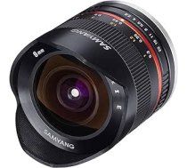 Samyang 8/2,8 Objektiv Fisheye II APS-C Sony E manueller Fokus Fotoobjektiv, Superweitwinkelobjektiv, für Sony A7C II A7C R