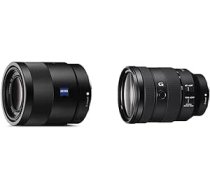 Sony SEL-55F18Z Zeiss standarta objektīvs (fiksēts fokusa attālums un FE 24-105 mm f/4 G OSS | Pilns kadrs, standarta tālummaiņas objektīvs (SEL24105G)