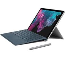 Microsoft Surface Pro 6, 31,25 cm (12,3 zolls) 2 in-1 planšetdators (Intel Core i7, 8 GB RAM, 256 GB SSD, Win 10 Home) Platīns (Generalüberholt) ANEB08J45PSMLT