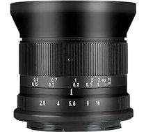 7artisans 12mm F2.8 Mark Ⅱ īpaši plata leņķa APS-C manuālā fokusa primārais objektīvs, kas ir saderīgs ar Canon EOS-M stiprinājuma spoguļkamerām M1 M2 M3