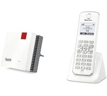 AVM Fritz!Repeater 1200 AX (Wi-Fi 6 atkārtotājs) aprīkots ar divām radio vienībām un Fritz!Fon M2 International, Dect Comfort Telephone, HD telefoniju, starptautisko versiju ANEB0CDXW5V4HT