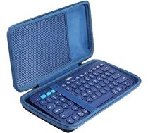 Khanka cietais korpuss Logitech K380 Bluetooth tastatūras aizsargmaciņam, melns/zils ANEB083LYLBC2T