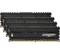 Ballistix Elite BLE4K4G4D32AEEA 16 GB (4 GBx4) atmiņas komplekts (DDR4, 3200 MT/s, PC4-25600, CL16, viena ranga x8, DIMM, 288 pinu)