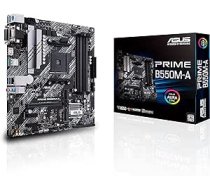 ASUS Prime B550M-A/CSM AMD AM4 (3. paaudzes RyzenTM) microATX komerciālā mātesplate (PCIe 4.0, E ANEB088VVN85ST