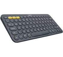 Logitech K380 Tastatur Bluetooth QWERTY Nordischer Raum Grau — Tastaturen (Mini, Kabellos, Bluetooth, QWERTY, Grau) ANEB01BH8FUGCT
