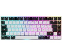 Sharkoon Skiller SGK50 S3 White, RGB spēļu tastatūra, Gateron Red, 75% izkārtojums
