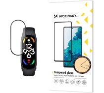 Rūdīts stikls Xiaomi Mi Band 7 Full Glue ekrānam ar melnu rāmi
