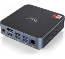 NiPoGi Windows Mini PC, AM02 AMD Ryzen 300U 8GB DDR4 256GB SSD Mini galddators, Mini spēļu dators Atbalsta DP + HDMI 4K, RJ45-LAN, Dual WLAN Micro Business PC