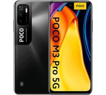 Poco M3 Pro viedtālrunis Dual 5G - RAM 4GB ROM 64GB MediaTek Dimensity 700, 6,5 collu 90 Hz FHD+ DotDisplay ekrāns, 5000 mAh akumulators (tips), 48 MP AI trīskāršā kamera (globālā versija) Black