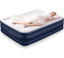 Evajoy Luftmatratze Selbstaufblasend 2 Personen，Luftbett mit Integrierter Elektrischer Pumpe 203 x 152 x 46cm, Premium-Gästebett für Campingausflüge urlaube einschließlich Aufbewahrungstasche