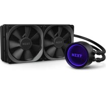 NZXT Kraken X53 240 mm šķidruma dzesētājs - RL-KRX53-01 - AIO RGB CPU šķidruma dzesētājs - Rotējošs bezgalības spoguļa dizains - CAM V4 - Aer P 120 mm, radiatora ventilators (2 komplektā)