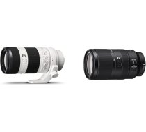 Sony FE 70-200mm f/4G OSS | Pilna kadra, telefoto tālummaiņas objektīvs (SEL70200G) un E 70-350mm f/4.5-6.3G OSS | APS-C, superteleobjektīvs (SEL70350G)