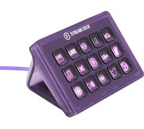 Elgato Stream Deck MK.2 Atomic Purple (Limited Edition) - studijas kontrolieris, 15 makro taustiņi, aktivizē darbību aplikācijās un programmatūrā, piemēram, OBS, Twitch, YouTube un citās, Mac un PC ierīcēm