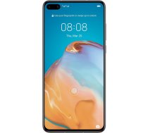 Huawei P40 viedtālrunis, 128 GB, 8 GB RAM, Dual SIM, sudrabains, salss