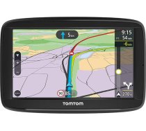 TomTom Car Sat Nav VIA 52, 5 collu ekrāns ar brīvroku zvanu, pilna laika satiksme viedtālrunī un ES kartes, pretestības ekrāns