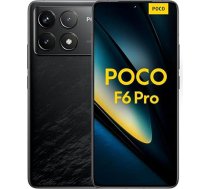 Xiaomi Poco F6 Pro viedtālrunis 12GB + 512GB Snapdragon® 8 Gen 2 120W Hyperfast Charging 5000mAh Black