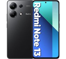 Xiaomi Redmi Note 13 viedtālrunis, 6,67 collas, 8 GB RAM, 256 GB, melns