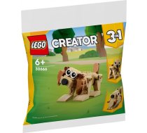 Creator bricks 30666 dāvanu dzīvnieki 3-in-1