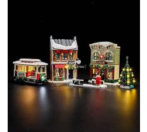 LIGHTAILING apgaismojuma komplekts Lego 10308 Ziemassvētku dekorētam Main Street - LED apgaismojuma komplekts saderīgs ar Lego celtniecības bloku modeli - modeļa komplekts nav iekļauts ANEB0BJDPSB5ST