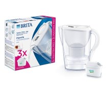 2,4l Marella filtra krūze + 3 tīras veiktspējas baltas kārtridži