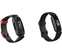 Fitbit Ace 3 Activity Tracker bērniem un Inspire 2 Health & Fitness Tracker ar 1 gada izmēģinājuma versiju Fitbit Premium, nepārtrauktu sirdsdarbības monitoru un līdz 10 dienām akumulatora darbības laiku ANEB09C8M6FQ8T