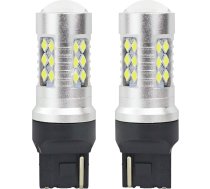 LED spuldzes canbus 3030 24smd t20 7440 w21w balta 12v 24v amio-01173