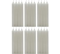 H Hansel Home - Svečturu sveces, 24 gab., kroņa sveces, diametrs 1,8 cm, garums 17,5 cm, balta krāsa