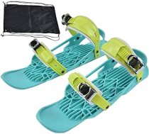 Īsās slēpošanas slidas, mini Snowskate snovbords, pārnēsājamas, regulējamas sniega slēpes ar sniega apavu somām pieaugušajiem, pusaudžiem, sievietēm, vīriešiem, Snowblades slēpošanas dēļi āra slēpošanai