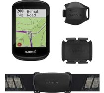 Garmin Edge 830 sensoru komplekts, veiktspējas skārienekrāna GPS velosipēda dators ar kartēšanu, dinamiskās veiktspējas uzraudzību un popularitātes maršrutēšanu, ietver ātruma un kadences sensoru un ANEB07QBDG1JTT