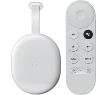 Chromecast ar Google TV (HD) Snow — straumējiet attālo izklaidi ar balss atpazīšanu savā televizorā — skatieties filmas un TV pārraides