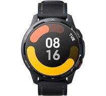 Xiaomi Watch S1 aktīvais viedpulkstenis (1,43 collu AMOLED HD, 117 treniņu režīmi, SpO2, sirdsdarbība un miega režīms, Bluetooth, NFC, GPS, 5 ATM, akumulators līdz 12 dienām, Alexa) melns