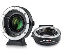 VILTROX EF-EOS M2 Speedbooster 0,71x automātiskā fokusa objektīva stiprinājuma adapteris, kas saderīgs ar Canon EF objektīvu un Canon EOS EF-M stiprinājuma kameru EOS M50 M200 M6 M5 M50 M100