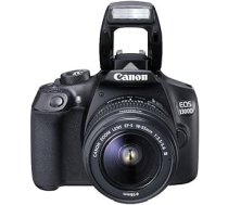 Canon EOS 1300D Digitale Spiegelreflexkamera (18 MP, APS-CCMOS-sensors, WLAN un NFC, Full-HD, komplekts ar EF-S 18-55mm III objekts) schwarz